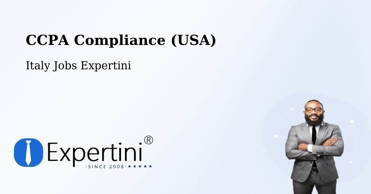 CCPA Privacy Rights & Compliance Notice – Corato - Italy Jobs Expertini